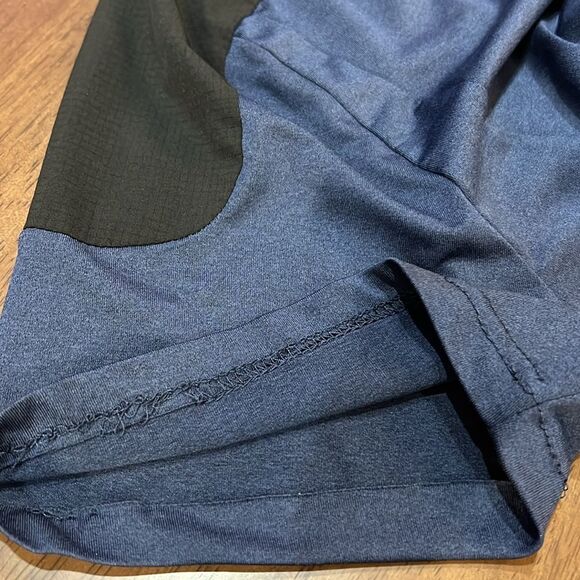 Spyder Active Pro WB Short Sleeve Blue Black Shirt Men’s Sz M Athleisure Top - Picture 9 of 9